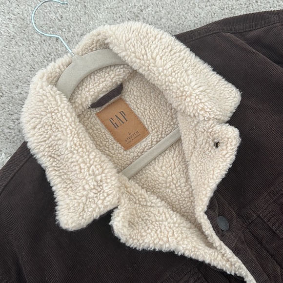 NWOT Gap Men’s Icon Corduroy Sherpa Jacket - Picture 7 of 7